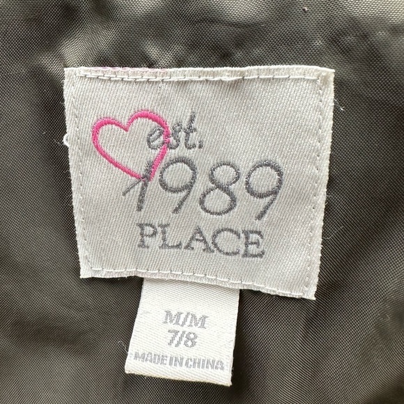 Children’s Place Girls Green Utility Jacket Size 7/8 - Picture 7 of 7